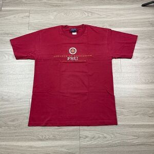 Vintage Shirt Mens Large Red FSU University of Florida 90s College